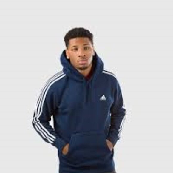 ADIDAS Essential 3-Stripe Pullover Hoodie - Picture 4 of 10